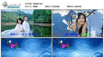 美人窝电子相册模板