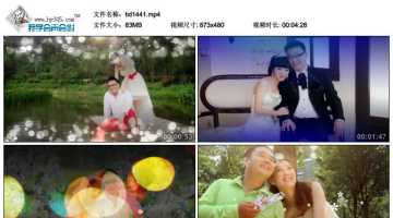 会声会影唯美光效电子相册模板