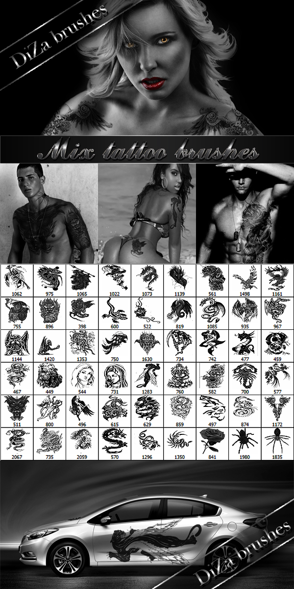 Mix tattoo brushes  by DiZa 2.jpg