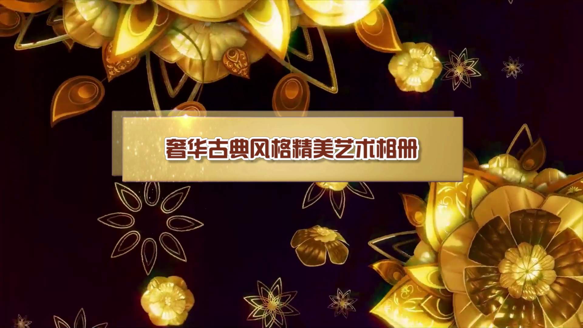 奢华古典风格精美艺术相册